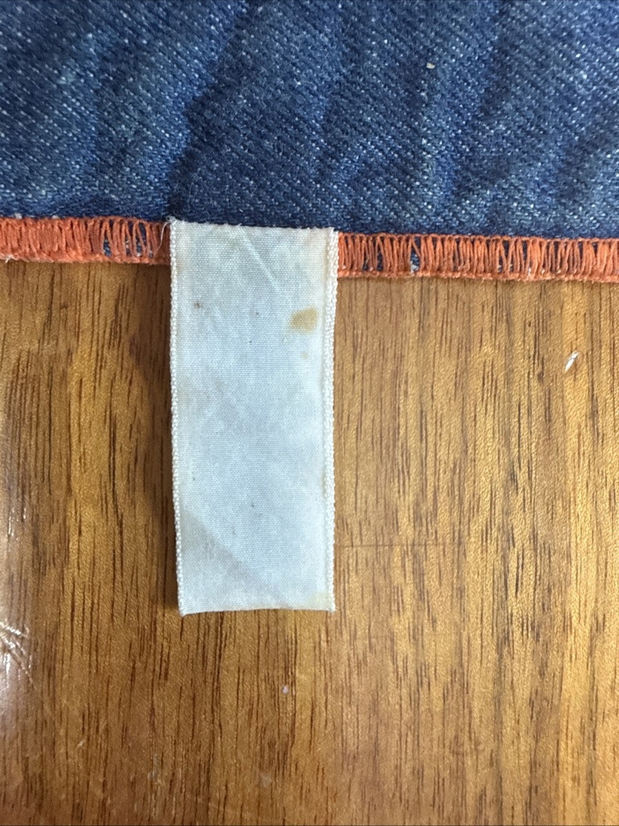 Rare 1970’s Levi Strauss Co. Countertop Display Orange &Black Big E Logo Vintage View 6