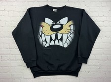 Vintage 1996 Taz Looney Tunes Crewneck Sweatshirt Size XL 90's Warner Bros