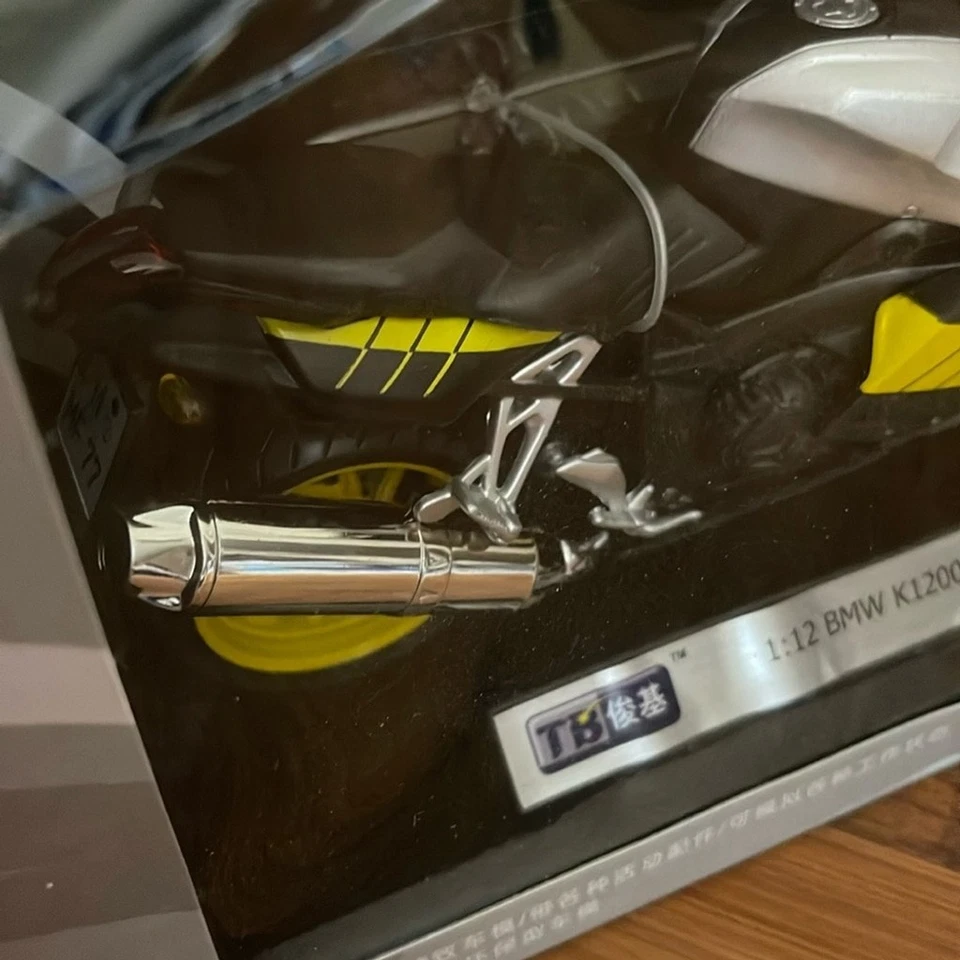 BMW K1200S Motorcycle Model in Yellow and Black - Image 4 of 4