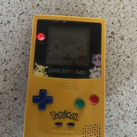 Pokemon Yellow Pikachu Version Nintendo Gameboy Color!