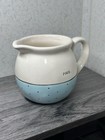 Rae Dunn Artisan Collection "Pour" Creamer Blue And White W/Polka Dots — photo 9