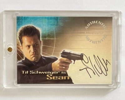 2003 Inkworks Till Schweiger Tomb Raider Autogramm Signature On Card
