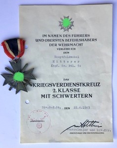 Military Merit Cross Germany 2ndgm - German military merit cross WWII