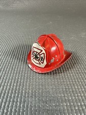 Vintage Scott Products Fireman Red Fire Helmet Metal Bottle Opener - Made in USA