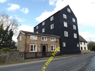 Foto 12x8 Bosmere Mill, Needham Market Grinstead Hill von der B1078 Code c2016