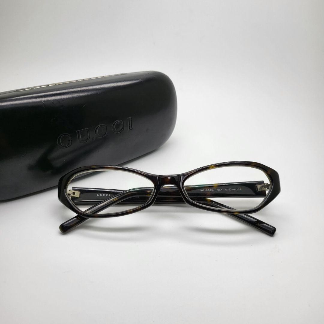 GUCCI GG9033J Tortoise Shell Rectangular Frame Op… - image 2
