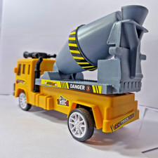 Camion Costruzioni Miscelatore Cemento Giallo Giocattolo | Veicolo Edilizia Bambini | 16cm