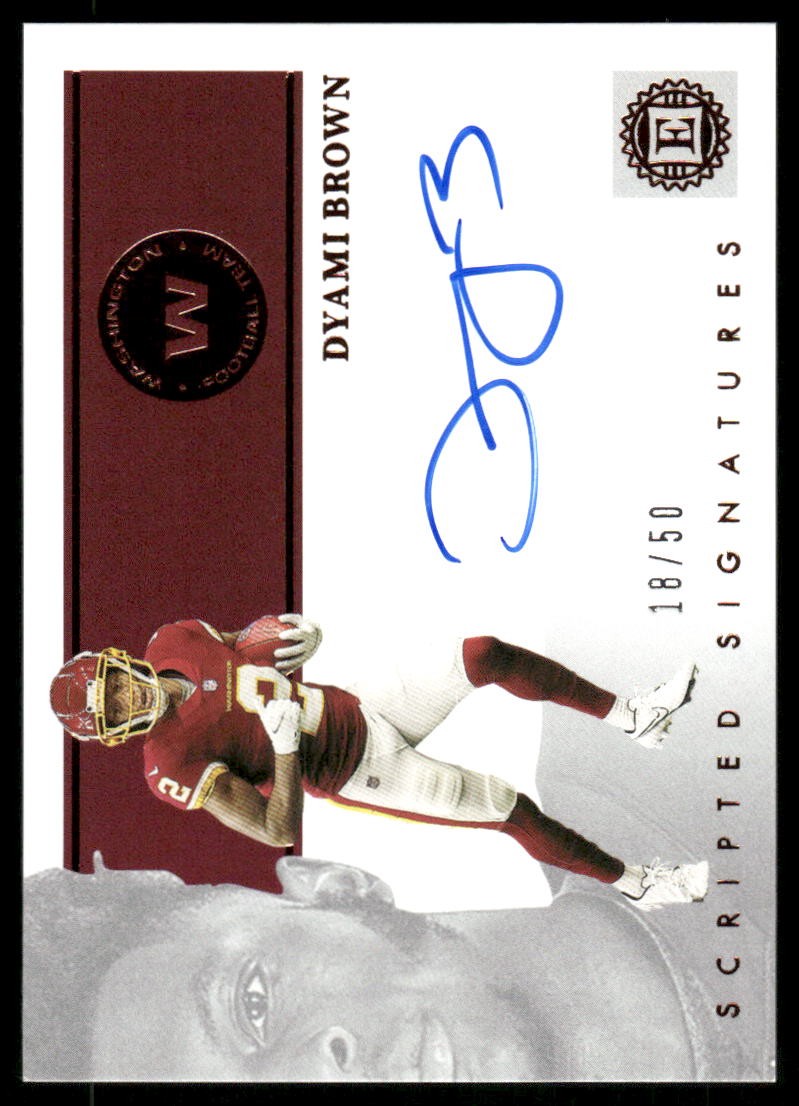 Dyami Brown Panini Encased Scripted Signatures #SSDB Base