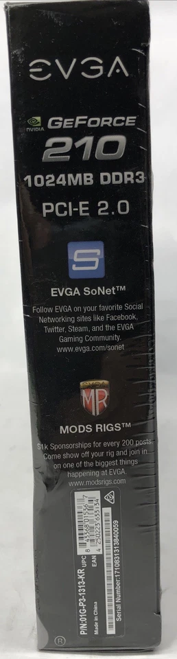 EVGA NVIDIA GeForce 210 1024 MB DDR3 Video Card - New Sealed - Image 4 of 4