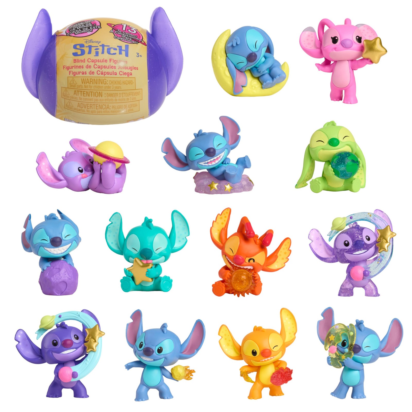Just Play Disney Stitch Outta This World Collectible Mini Figure Capsule Kids T 2590₽