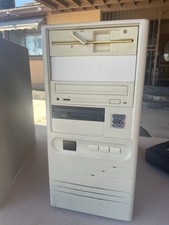 90  s PC Case AT Tower beige with lcd display