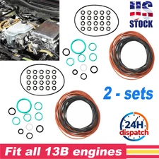 For Mazda RX-7 1986-02 13B Engine O-Ring Seal Rebuild Set Fit Turbo & Non Turbo