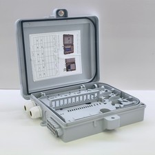 2 in 12 Out Waterproof Optic Connector Fiber Distribution IP65 12-Port Fiber Box