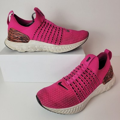 Nike Shoes Womens Size 10 React Phantom Run FK 2 Pink Running DQ7649-600