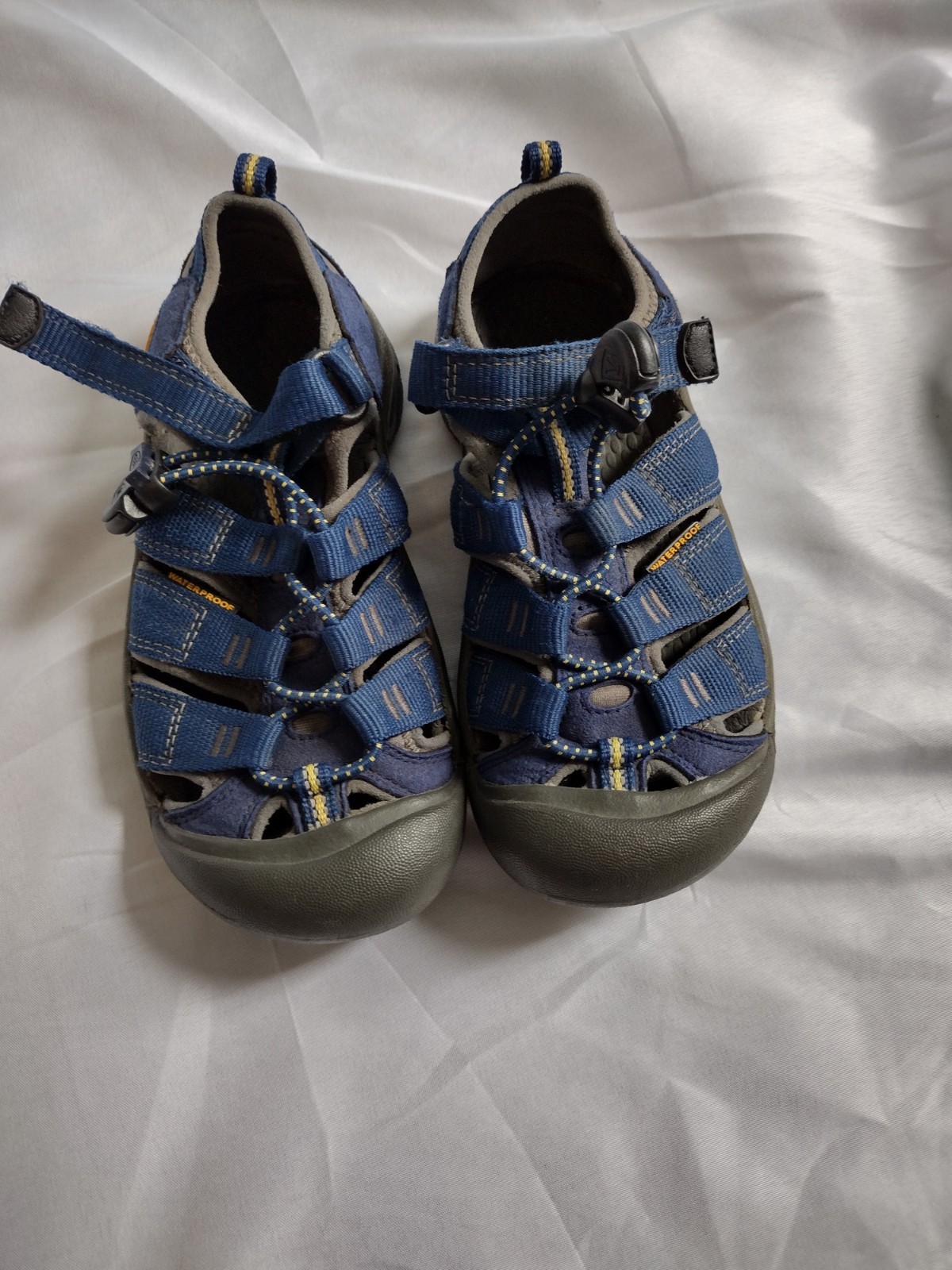 Sandali Keen Newport H2 impermeabili trail escursionismo blu navy ragazzi giovani taglia 3