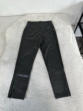New Old Navy Extra High Rise Skinny Faux Leather Pull On Pants Size 4 NWT