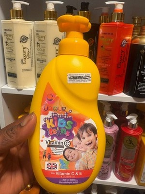 Unique Kids and Teens Lotion with Vitamin C Brightening & Moisturizing 50ml New