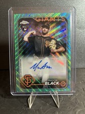 2024 Topps Chrome Update Series Autographs Mason Black Aqua Wave Refractor /199