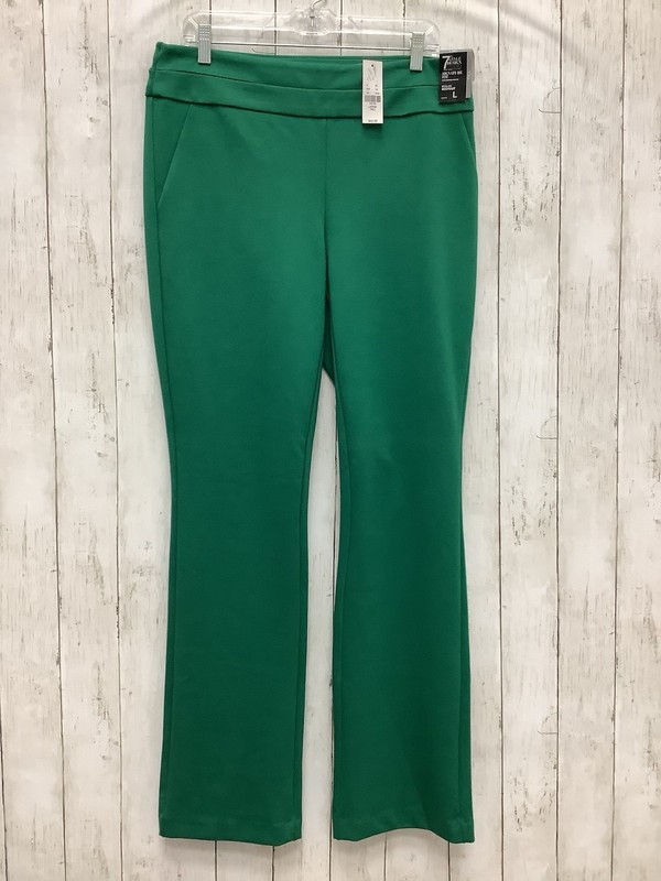 New York & Co 7th Avenue Design Studio Large Tall Kelly Green Dress Pants NWT