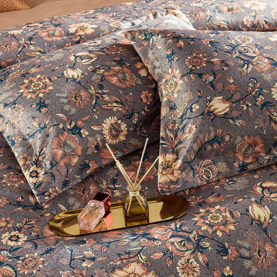 Пододеяльник королевский размер комплект богемное цветочный узор королевский пододеяльник комплект для King S... - Изображение 4 из 4