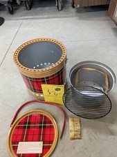 Hamilton Skotch Grill Unused Mcm 1950s Plaid Vintage Camping Picnicing Display Hamilton Skotch Grill Unused Mcm 1950s Plaid Vintage Camping Picnicing Display
