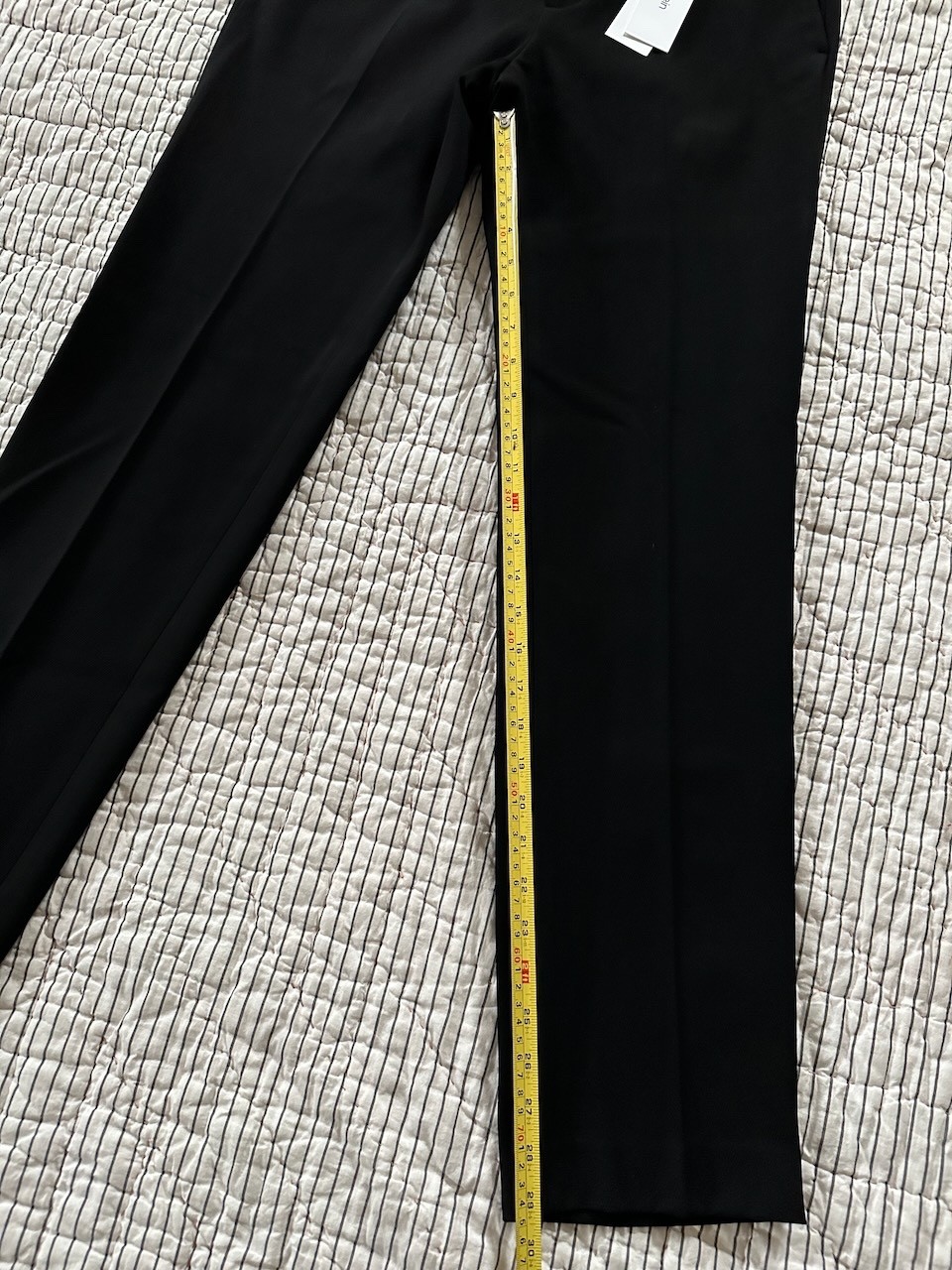 NWT Calvin Klein Men's Black Twill Dress Pants, 30x32 thumbnail 4