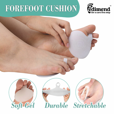 Pedimend™ Medical Grade Gel Metatarsal Pads Ball of Foot Cushion