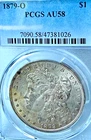 1879-O AU58 PCGS New Orleans Mint Morgan Silver Dollar
