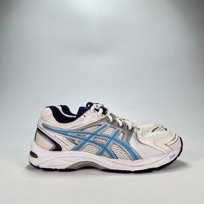 ASICS Gel-Tech Walker Neo 4 White Light Blue Walking Shoes Q468N Womens Size 6.5