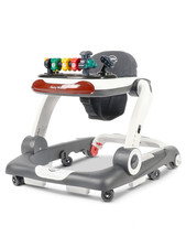Music and Lights Baby Walker with Wheels, 6 in 1 Baby Activity Center W/Ergonomi