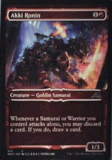 Akki Ronin (Showcase) - Kamigawa: Neon Dynasty: #319, MTG Nm C343
