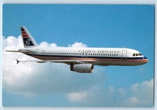 Cyprus Middle East Postcard Cyprus Airways Airbus A320 c1950's Vintage Unposted