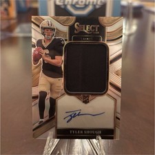 2025 Panini Select Tyler Shough Jumbo Rookie Prizm Auto /249 Saints Football