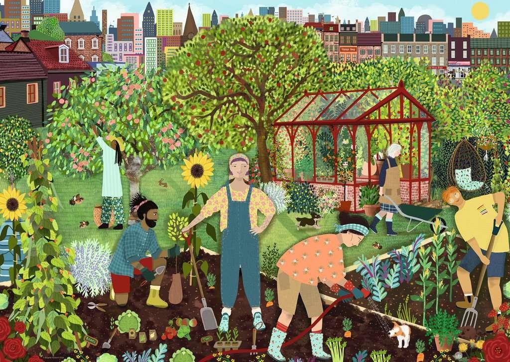 Ravensburger Community Allotment Jigsaw Puzzle (1000 Pieces)