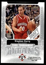 2009-10 Upper Deck Draft Edition Tournament Titans #TT-SC Stephen Curry RC