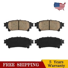 4x Rear Ceramic Brake Pads For Lexus RX350 2010-2015 Toyota Highlander 2015-2019