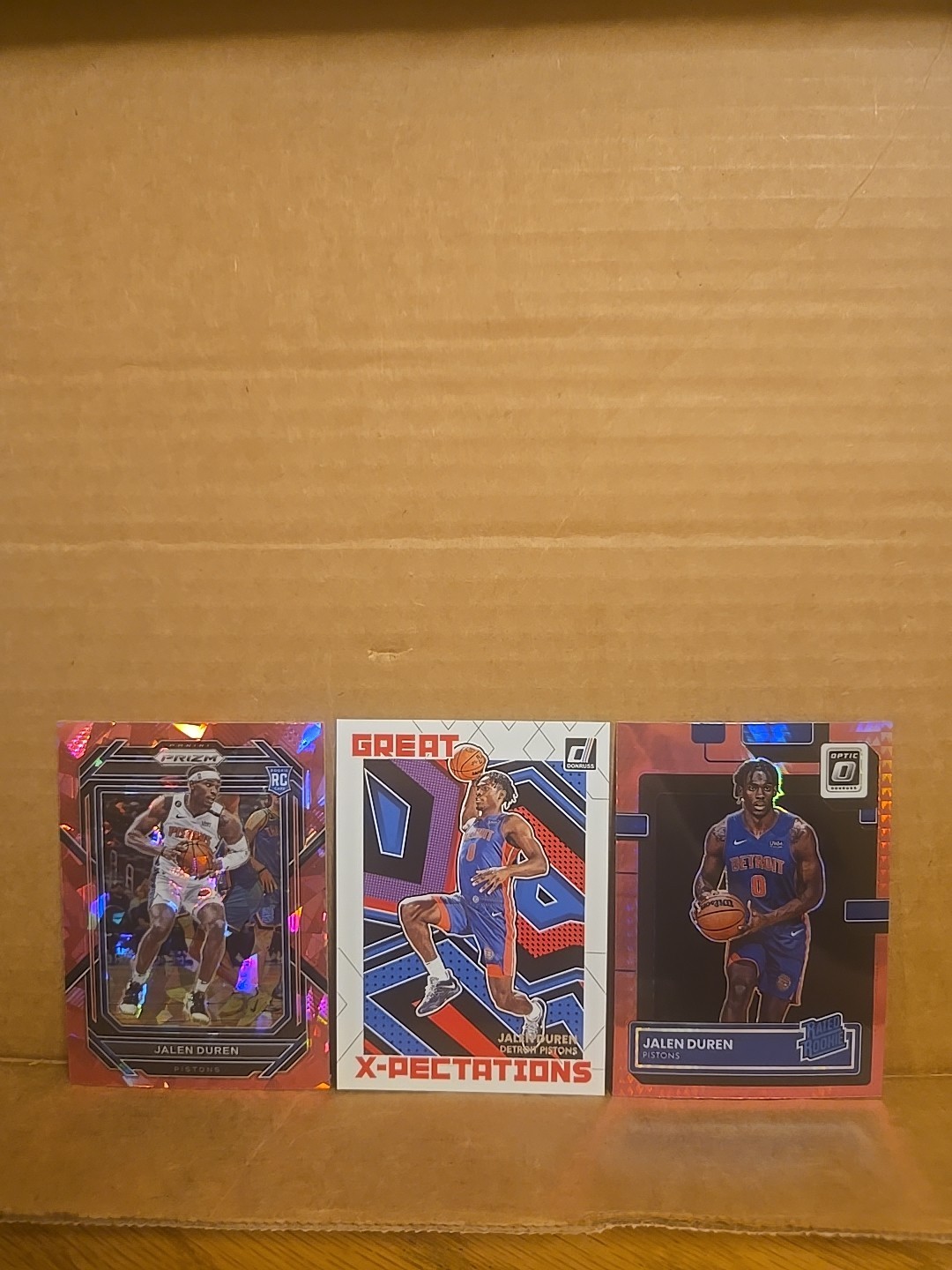 2022-23 Panini Donruss Optic - Rated Rookie Jalen Duren #227 Pink Hyper Prizm...