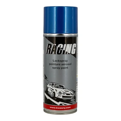 AUTO-K Bombe de peinture - Bleu métallisé - Carrosserie voiture - Racing - 400ml