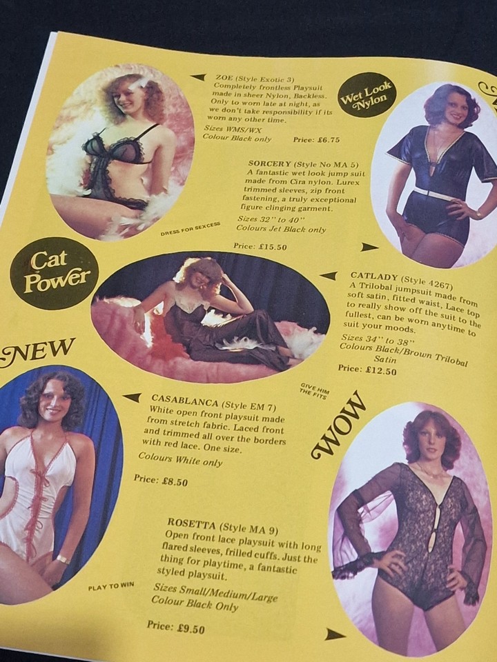 Vintage 1970s Shoparound International Lingerie Catalogue Brochure