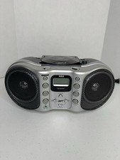 RCA AM/FM Portable Boombox w/ CD-R/RW Player MP3 Input Base Boost Model RCD160