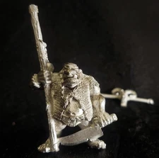 Giant Ogre Standard Bearer Vintage Metal Warhammer Miniature by Michael Perry 