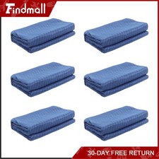 Findmall 6pcs Moving Blankets Heavy Duty 72"X80" 3.5lbs Each Packing Blankets