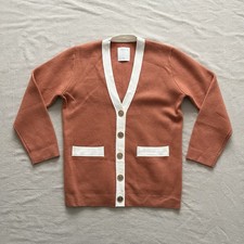 Sandro Deborah Contrast Trim Cardigan Sweater...