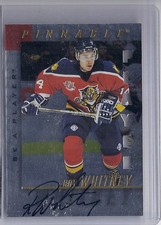 1997-98 BE A PLAYER RAY WHITNEY DIE CUT AUTOGRAPH BAP AUTO 105 PANTHERS