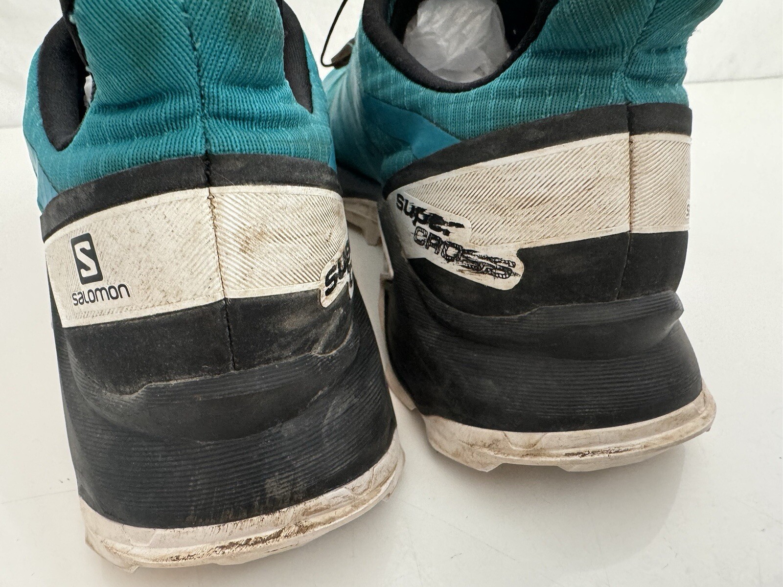 Scarpa da donna Salomon Supercross Teal taglia USA 8 5 Contagrip trail running escursionismo