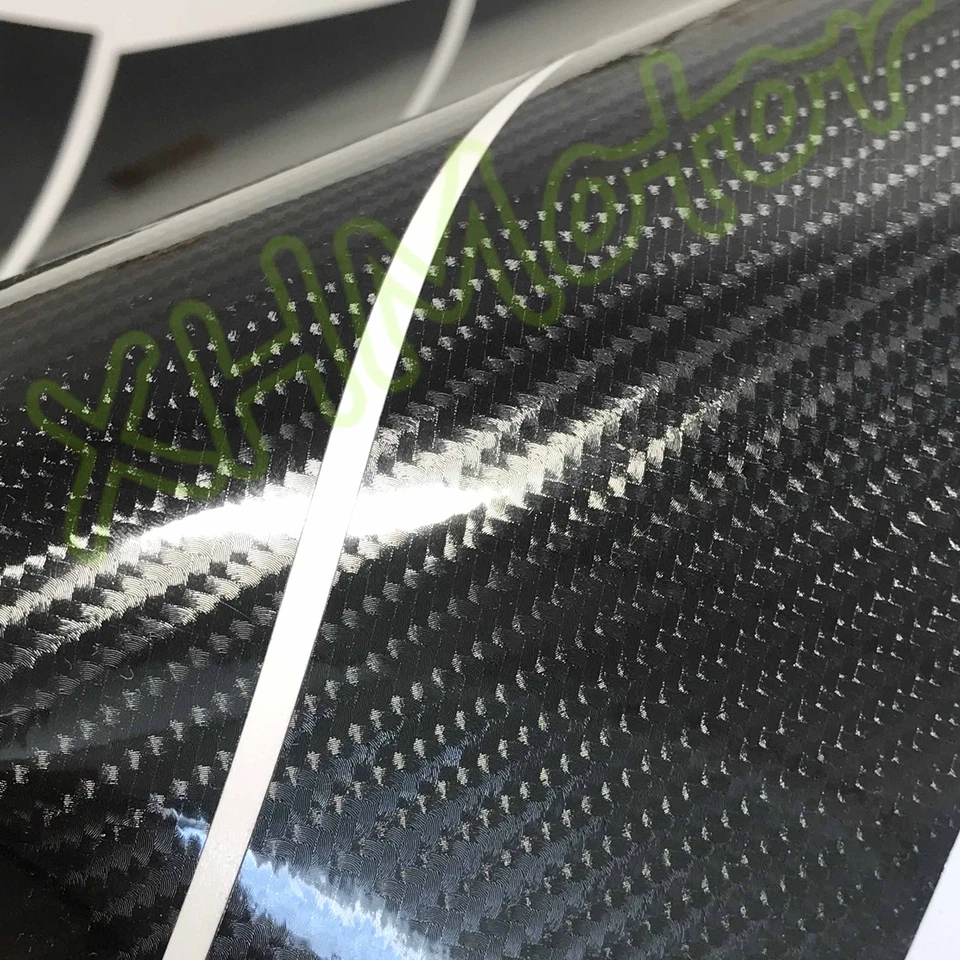 5D 碳纤维车窗 B 柱柱装饰保护套贴纸适用于宝马 5 系列 F10 — 第 3/4 张图片