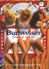 1980's Budweiser Bikini Ad | POSTER 24 X 36 Inches