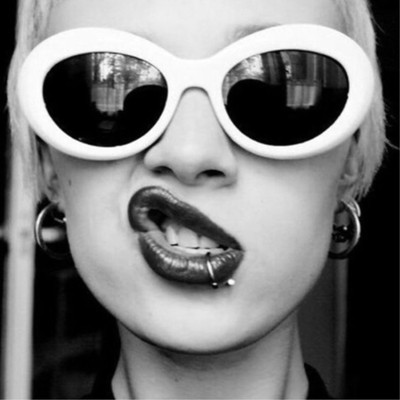 Occhiali da Sole iFrames UOMO DONNA Ovale Vintage Sfera Ebbasta Kurt Cobain  | eBay