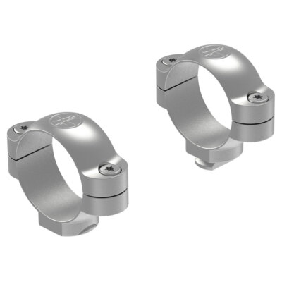 LEUPOLD Standard STD Steel 30mm Riflescope Rings, Silver Finish - Height Options
