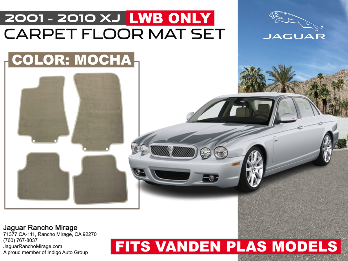 JAGUAR OEM XJ (LWB) VANDEN PLAS - CARPET FLOOR MATS C2C30023AMB